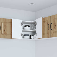 vidaXL Dishwasher Panel Kalmar Artisan Oak 57 x 57 x 40 cm 4