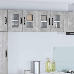 vidaXL Dishwasher Panel KALMAR 2 pcs Concrete Grey 60 x 31 x 40 cm 1