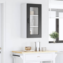 vidaXL Dishwasher Panel Kalmar Black 40 x 31 x 80 cm Engineered Wood 4