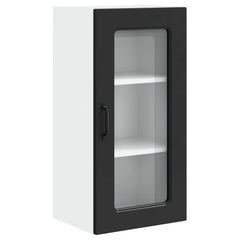 vidaXL Dishwasher Panel Kalmar Black 40 x 31 x 80 cm Engineered Wood 2