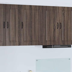 vidaXL Kitchen Wall Cabinet "Kalmar" Engineered Wood Brown Oak