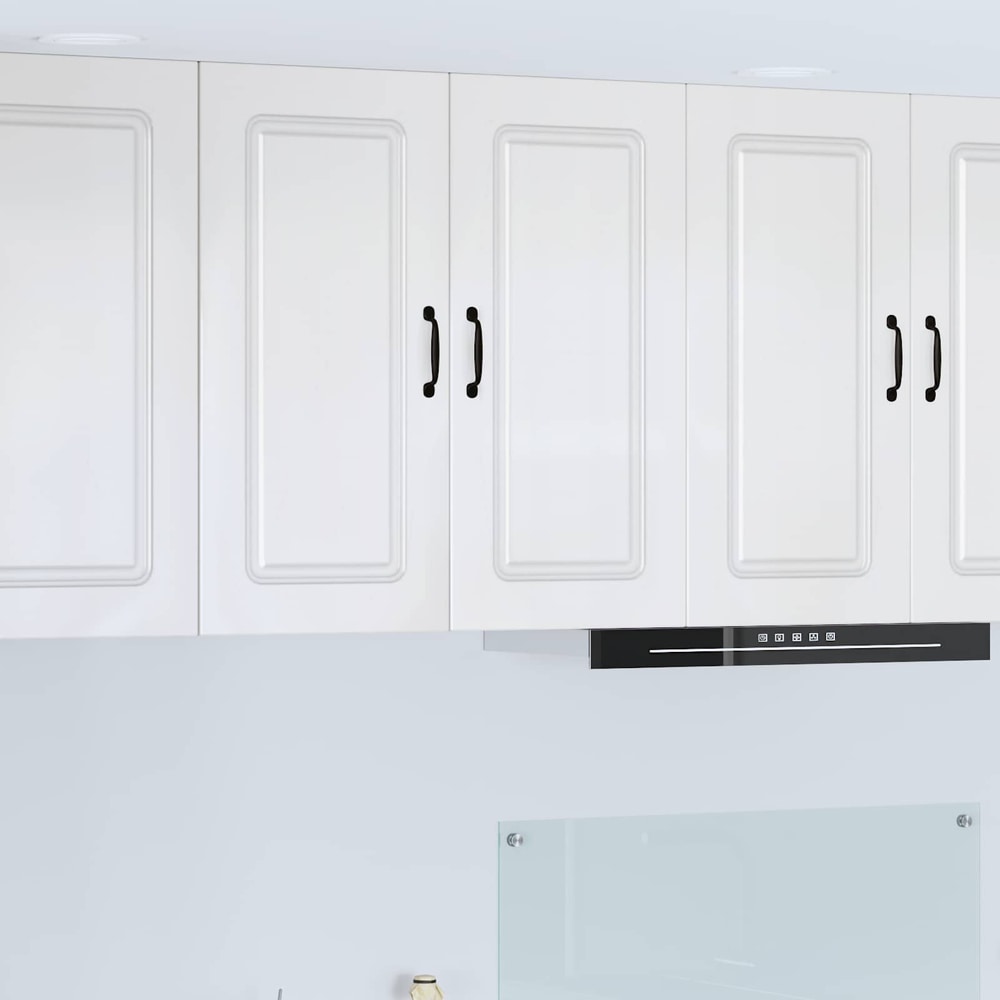 Dishwasher Panel with 2 Doors KALMAR High Gloss White 1x wall cabinet (2 doors) 80 cm wide 80 cm high