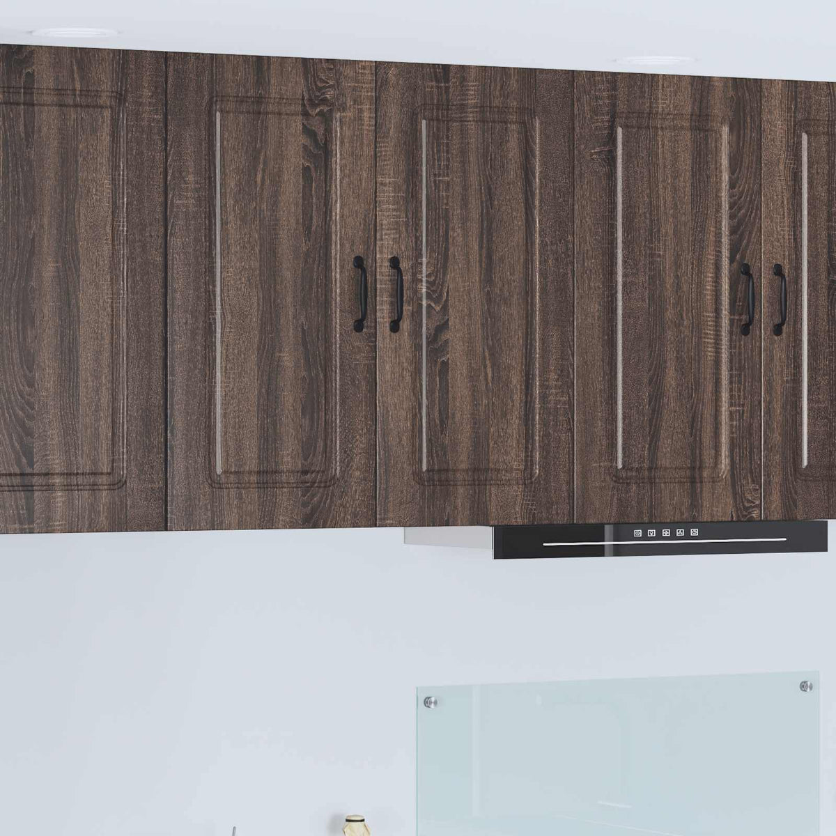 vidaXL Kitchen Wall Cabinet "Kalmar" Engineered Wood Brown Oak