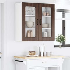 vidaXL Dishwasher Panel KALMAR Brown Oak 80 x 31 x 80 cm 4