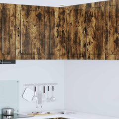 vidaXL Kitchen Wall Cabinet "Kalmar" Engineered Wood Smoked Oak