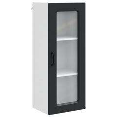 vidaXL Dishwasher Panel Kalmar Black 40 x 31 x 100 cm Engineered Wood 2