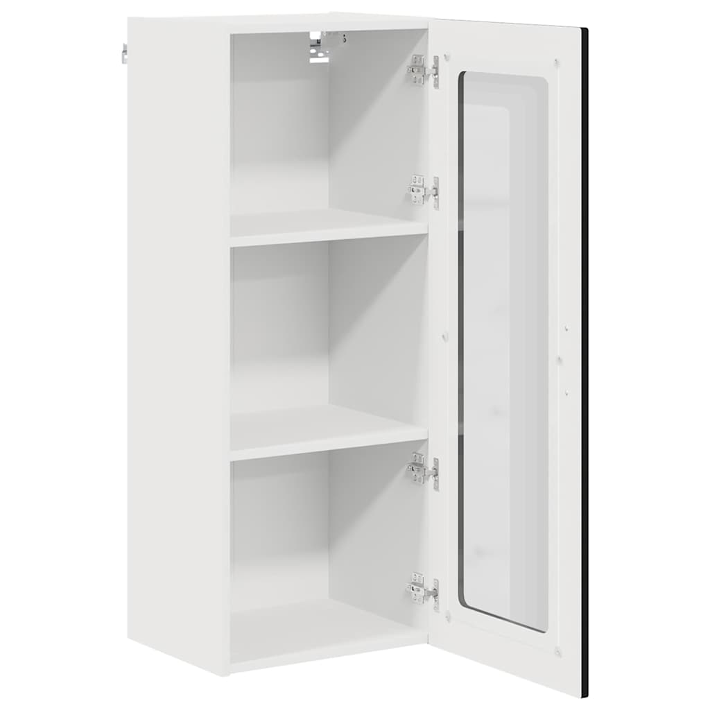vidaXL Dishwasher Panel Kalmar Black 40 x 31 x 100 cm Engineered Wood 5