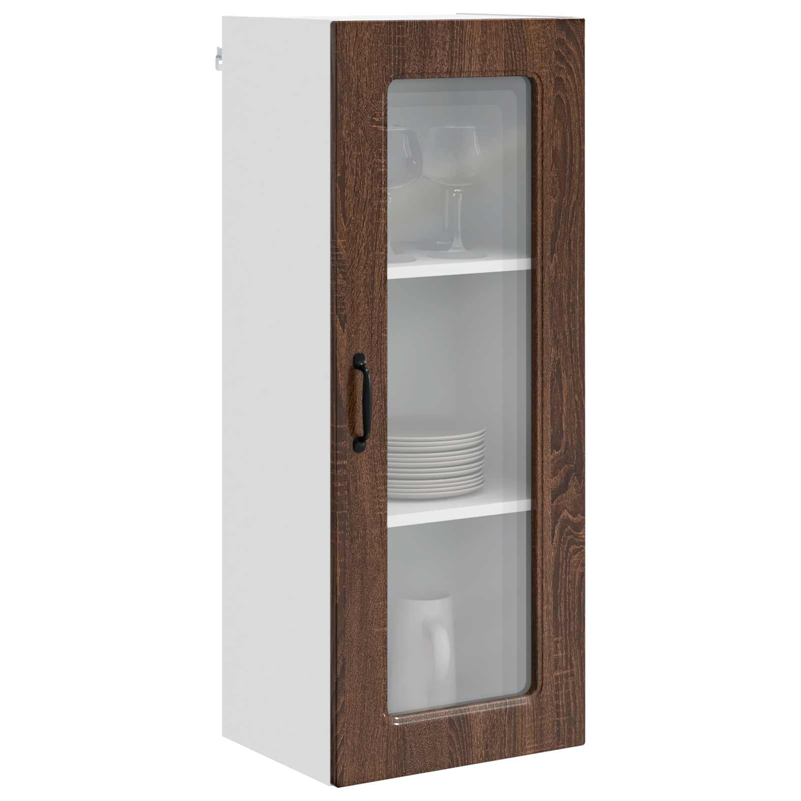 vidaXL Dishwasher Panel Kalmar Brown Oak 40 x 31 x 100 cm 3