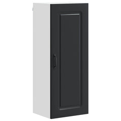 vidaXL Dishwasher Panel Kalmar Black 40 x 31 x 100 cm Engineered Wood 2