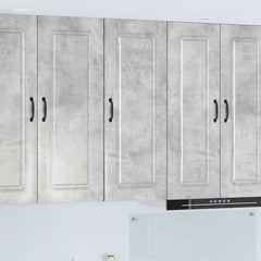 vidaXL Dishwasher Panel Kalmar Concrete Grey 40 x 31 x 100 cm 1