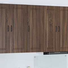 vidaXL Dishwasher Panel Kalmar Brown Oak 40 x 31 x 100 cm 1