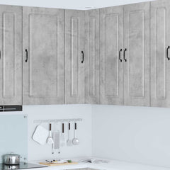 vidaXL Kitchen Wall Cabinet "Kalmar" Engineered Wood Concrete Grey