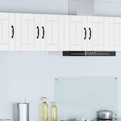 vidaXL Wall Cabinet LUCCA 2 pcs White Engineered Wood 1