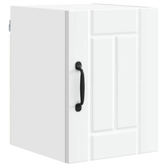 vidaXL Wall Cabinet LUCCA 2 pcs White Engineered Wood 5