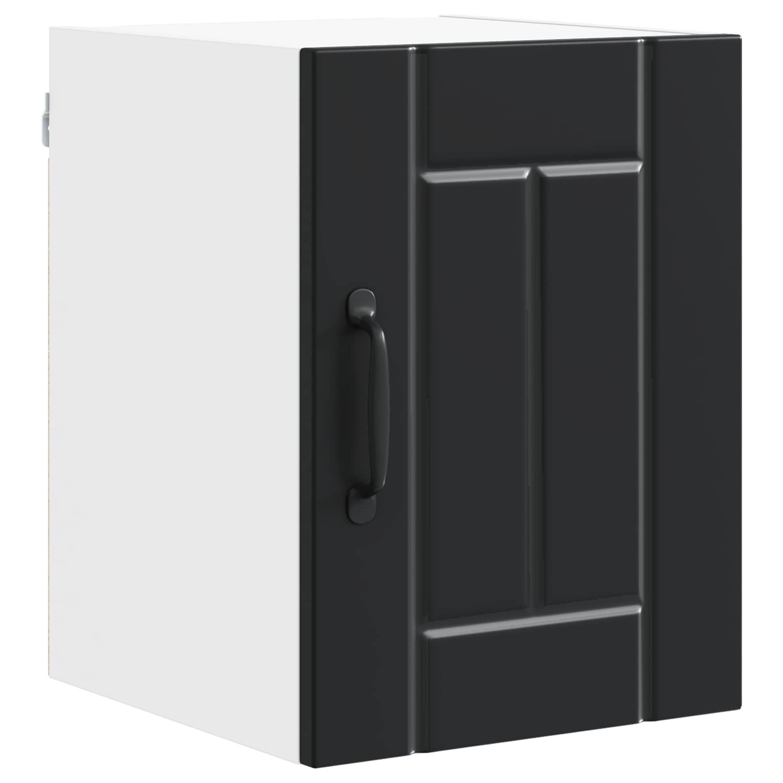 vidaXL Wall Cabinet LUCCA Black 30 x 31 x 40 cm Engineered Wood 2