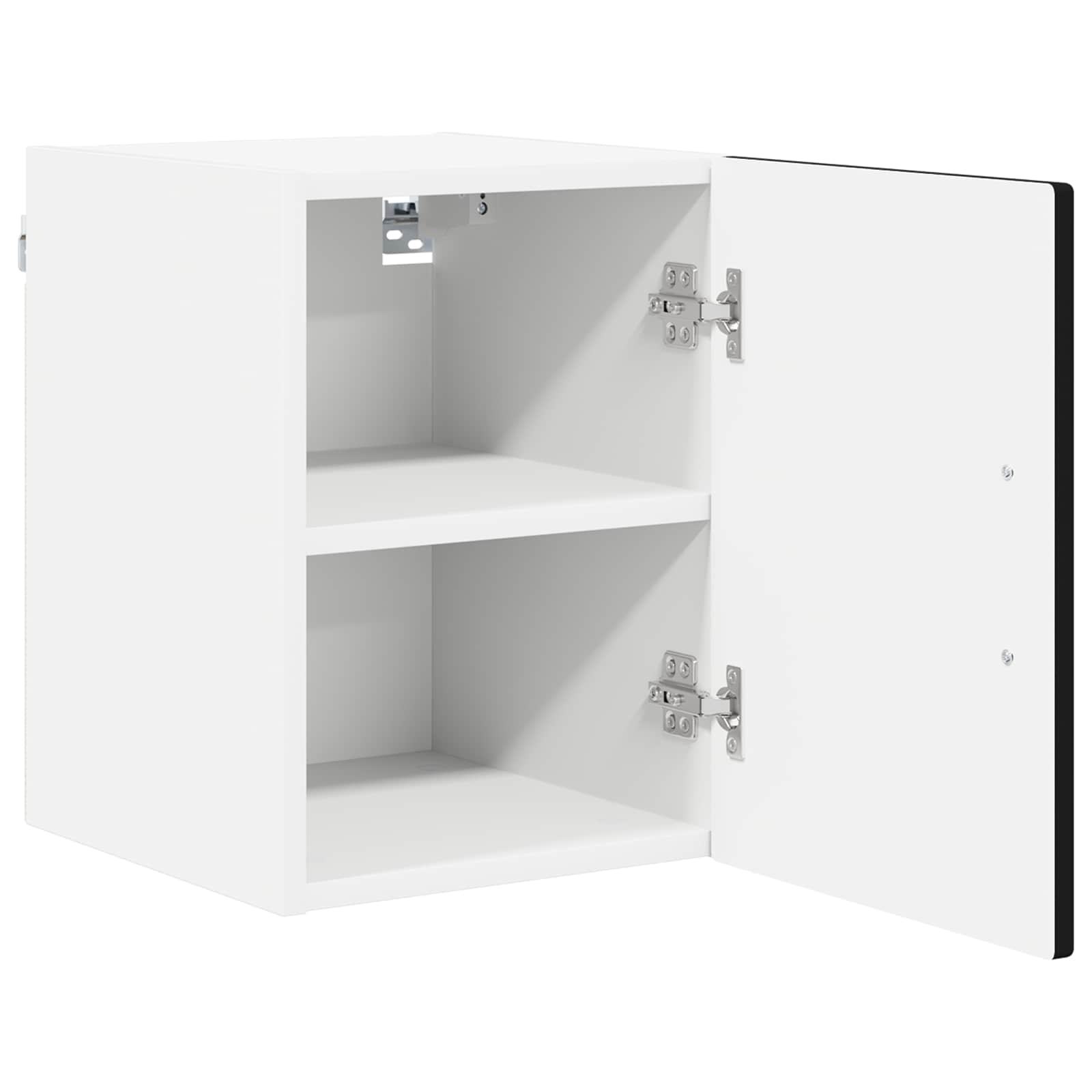 vidaXL Wall Cabinet LUCCA Black 30 x 31 x 40 cm Engineered Wood 5