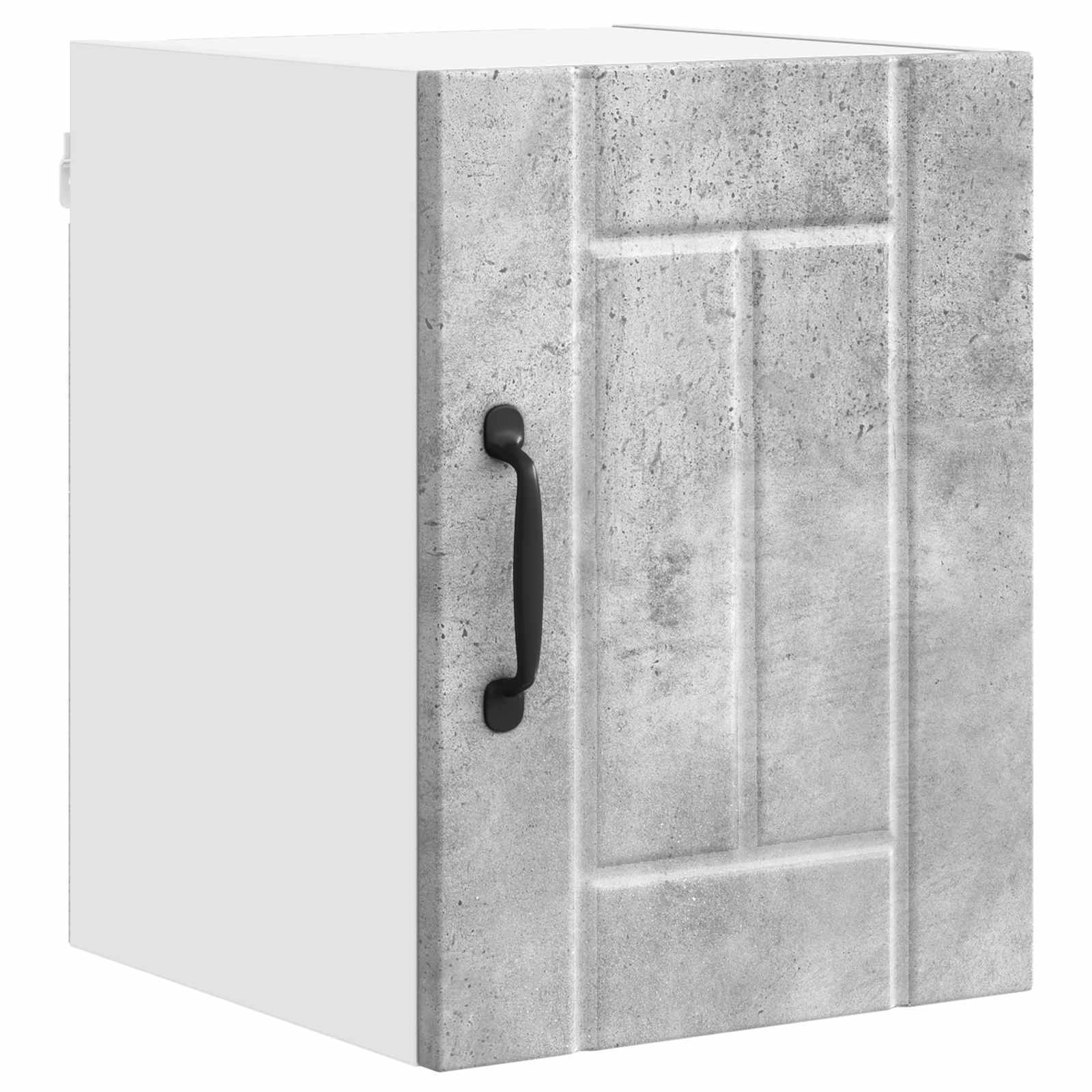 vidaXL Wall Cabinet LUCCA Concrete Grey 30 x 31 x 40 cm 2