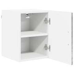 vidaXL Wall Cabinet LUCCA Concrete Grey 30 x 31 x 40 cm 5