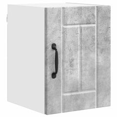 vidaXL Wall Cabinet LUCCA 2 pcs Concrete Grey Engineered Wood 5