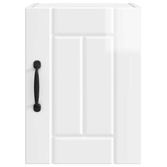 vidaXL Wall Cabinet LUCCA High Gloss White 30 x 31 x 40 cm 6