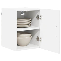 vidaXL Wall Cabinet LUCCA High Gloss White 30 x 31 x 40 cm 3