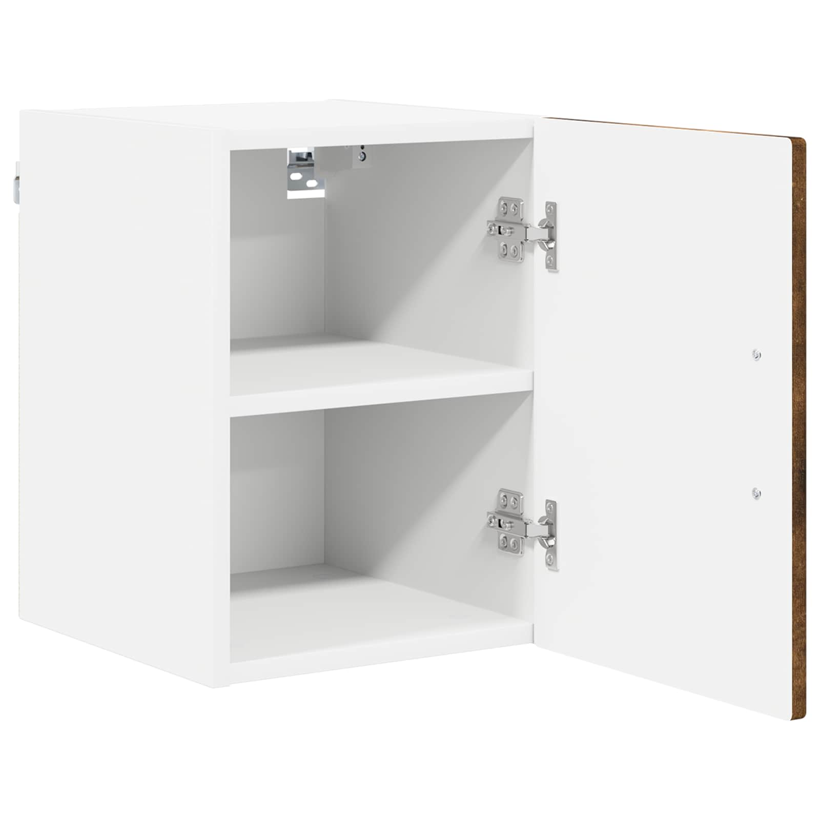 vidaXL Wall Cabinet LUCCA 2 pcs Smoked Oak Engineered Wood 5