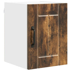 vidaXL Wall Cabinet LUCCA 2 pcs Smoked Oak Engineered Wood 6