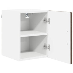 vidaXL Wall Cabinet LUCCA 2 pcs Brown Oak Engineered Wood 6