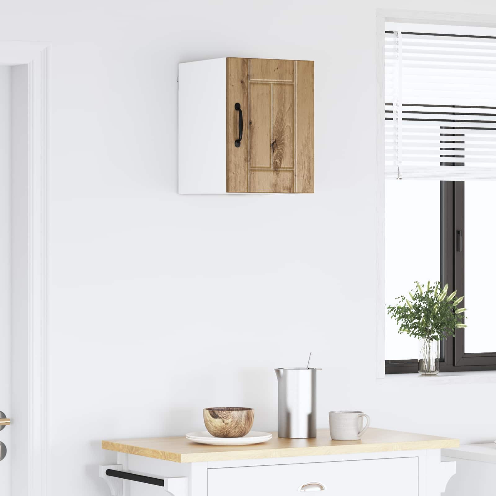 vidaXL Wall Cabinet LUCCA Artisan Oak 30 x 31 x 40 cm Engineered Wood 4