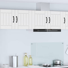 vidaXL Wall Cabinet LUCCA 2 pcs White Engineered Wood 1