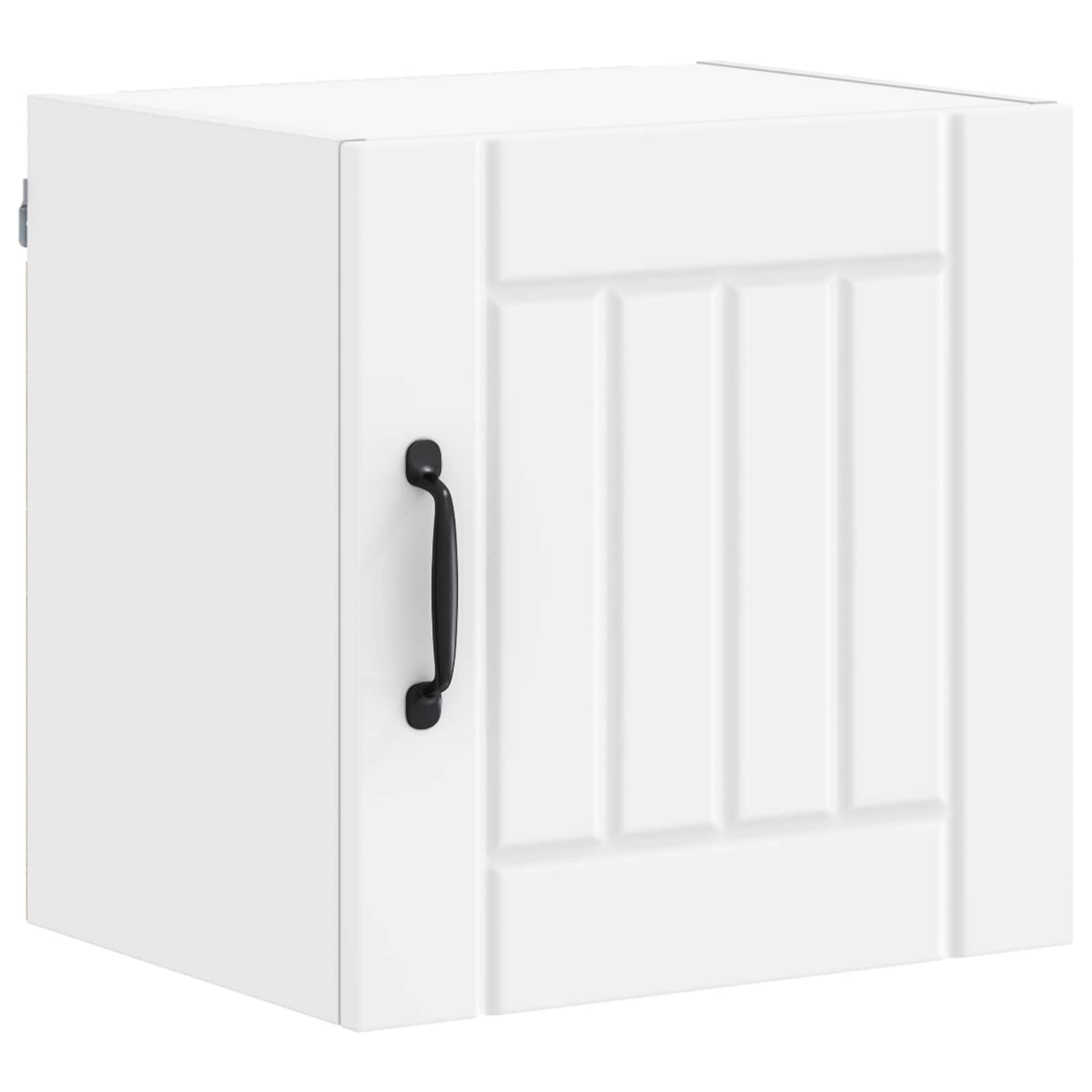 vidaXL Wall Cabinet LUCCA 2 pcs White Engineered Wood 5
