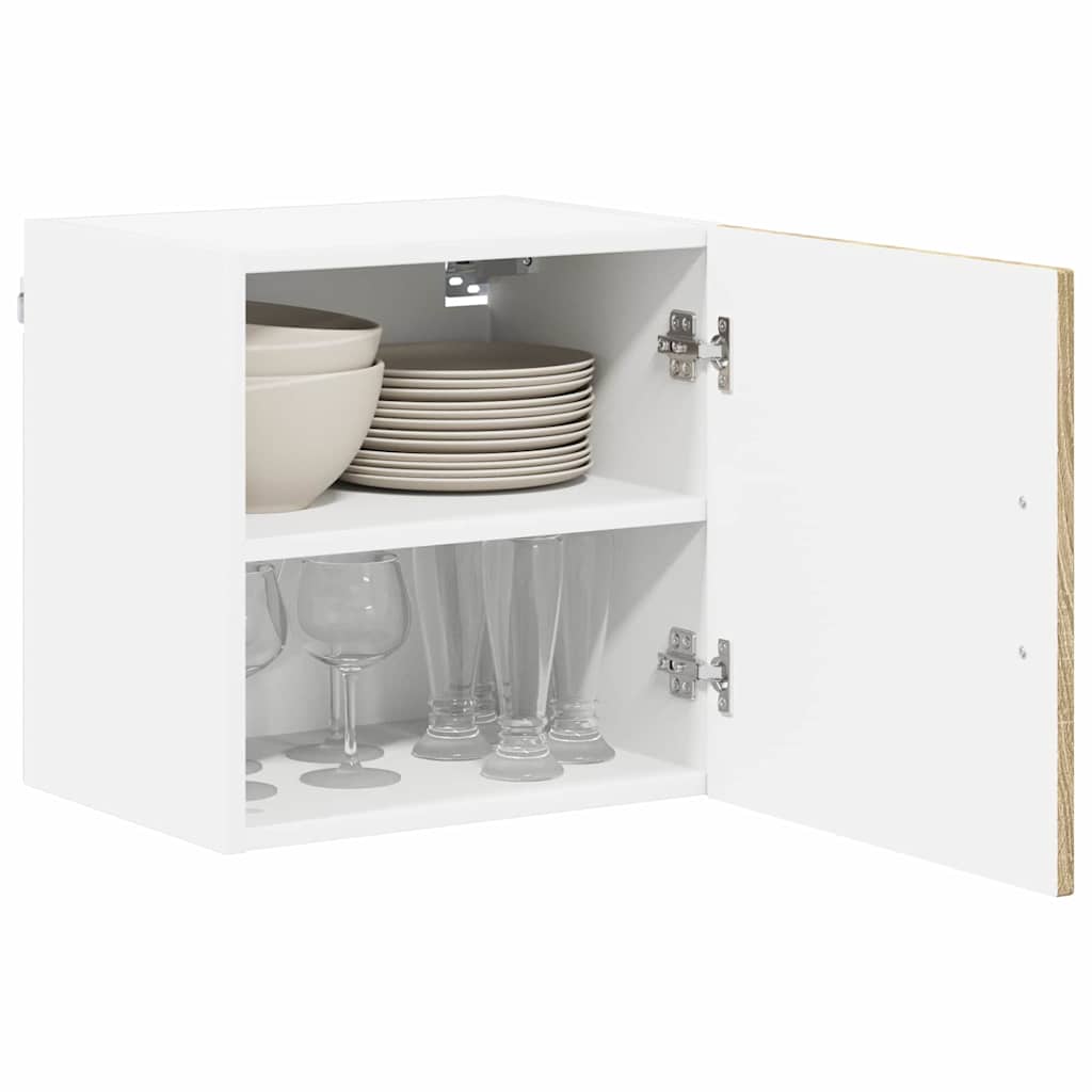 vidaXL Wall Cabinet LUCCA Sonoma Oak 40 x 31 x 40 cm Engineered Wood 3