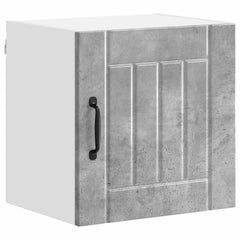 vidaXL Wall Cabinet LUCCA 2 pcs Concrete Grey Engineered Wood 5