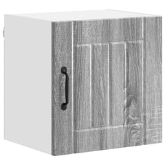 vidaXL Wall Cabinet LUCCA 2 pcs Grey Sonoma Engineered Wood 5