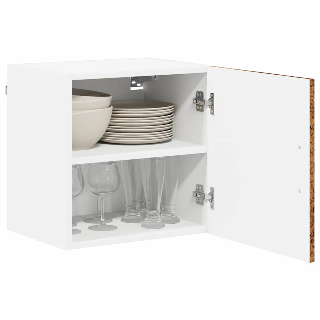 vidaXL Wall Cabinet LUCCA 2 pcs Old Wood Engineered Wood 3