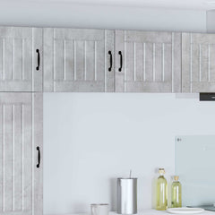 vidaXL Kitchen Wall Cabinet "Lucca" Engineered Wood Concrete Grey