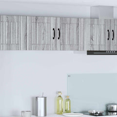 vidaXL Wall Cabinet LUCCA Grey Sonoma 80 x 31 x 40 cm Engineered Wood 1