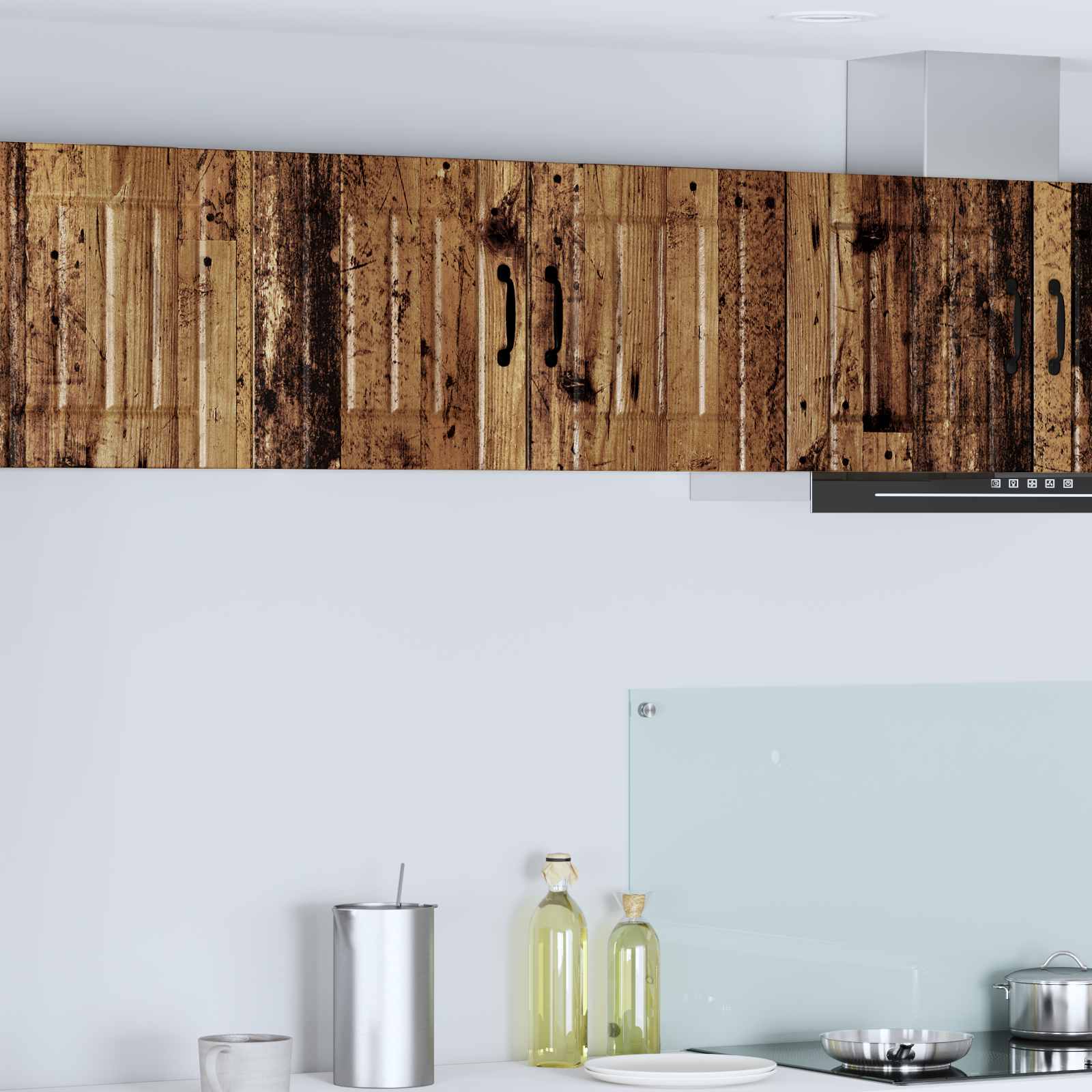 vidaXL Wall Cabinet LUCCA Old Wood 80 x 31 x 40 cm Engineered Wood 1