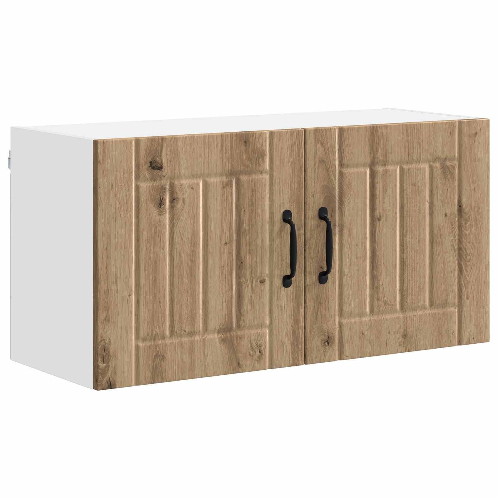 vidaXL Wall Cabinet LUCCA Artisan Oak 80 x 31 x 40 cm Engineered Wood 2