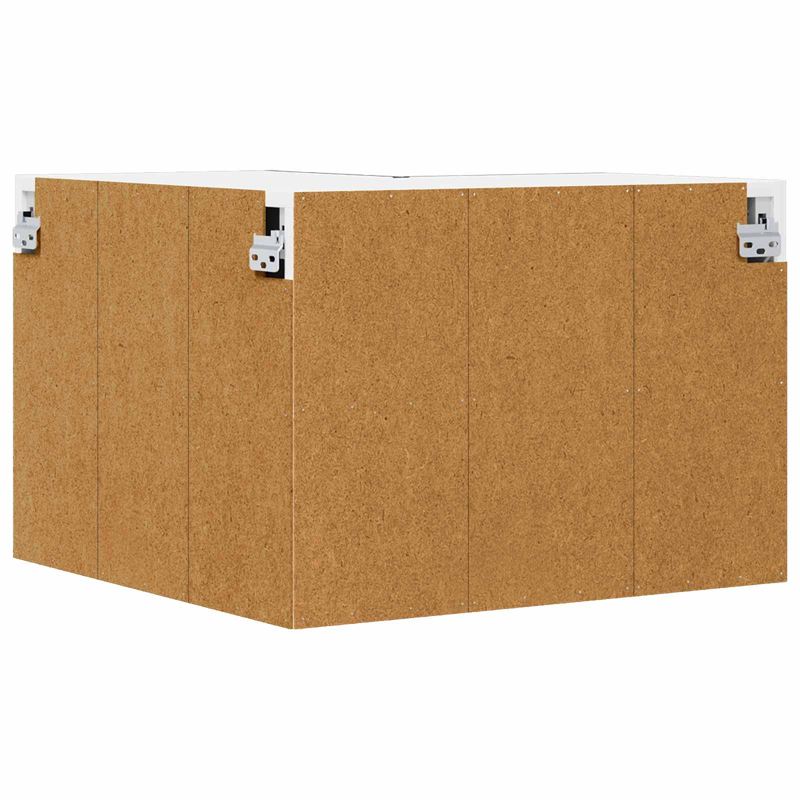 vidaXL Wall Corner Cabinet LUCCA Black 57 x 57 x 40 cm Engineered Wood 5