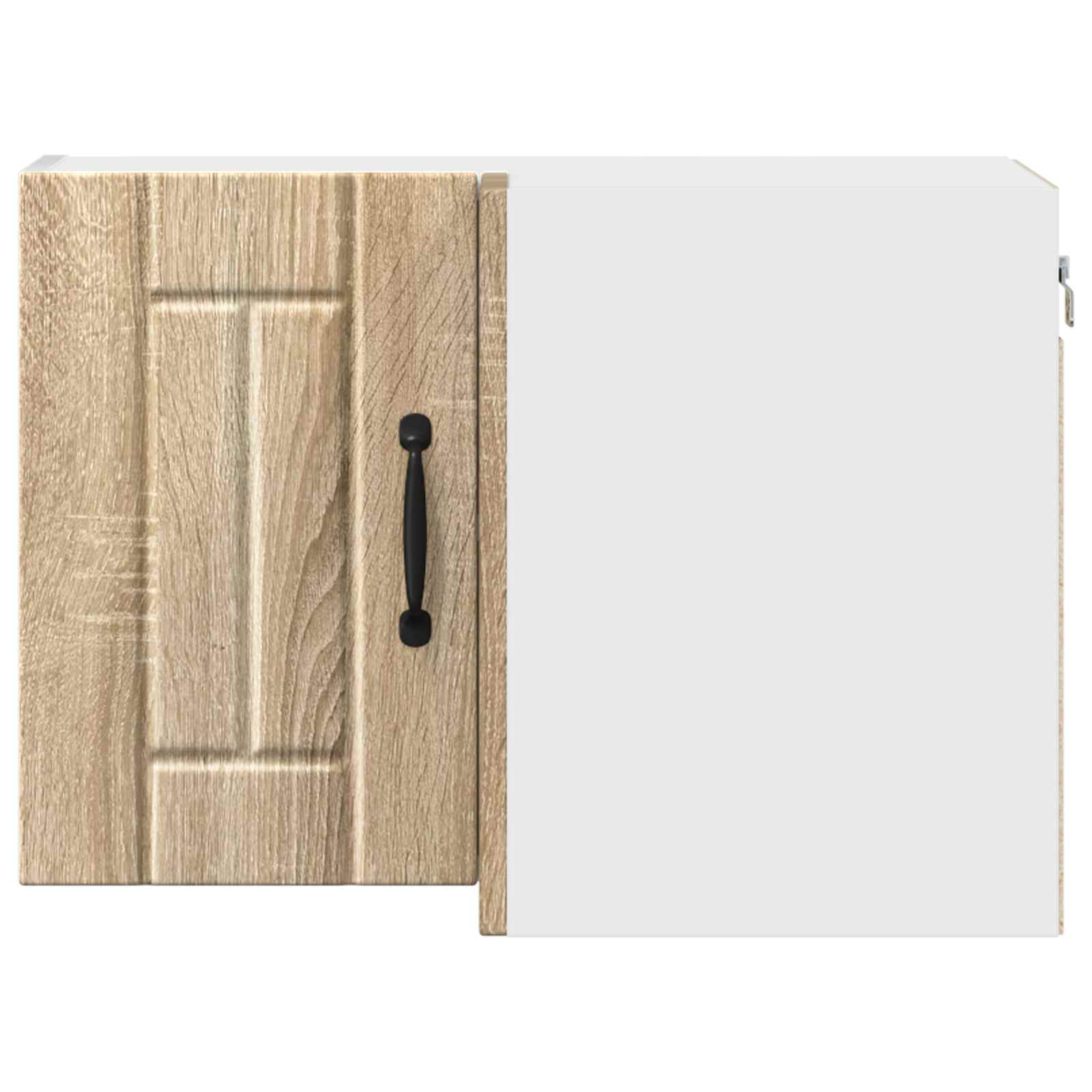 vidaXL Wall Corner Cabinet LUCCA Sonoma Oak 57 x 57 x 40 cm 6