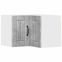 vidaXL Wall Corner Cabinet LUCCA Concrete Grey 57 x 57 x 40 cm 2