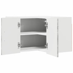 vidaXL Wall Corner Cabinet LUCCA Concrete Grey 57 x 57 x 40 cm 5