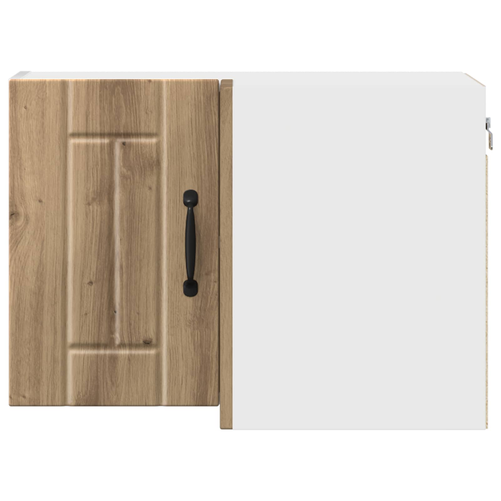 vidaXL Wall Corner Cabinet LUCCA Artisan Oak 57 x 57 x 40 cm 6