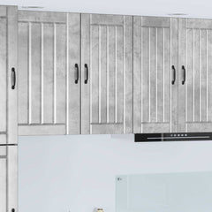 vidaXL Kitchen Wall Cabinet "Lucca" Engineered Wood Concrete Grey