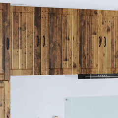 vidaXL Wall Cabinet LUCCA Old Wood 50 x 31 x 80 cm Engineered Wood 1