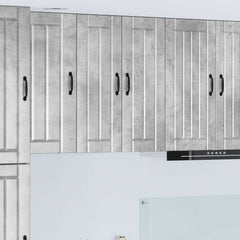 vidaXL Kitchen Wall Cabinet "Lucca" Engineered Wood Concrete Grey