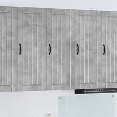 vidaXL Kitchen Wall Cabinet "Lucca" Engineered Wood Concrete Grey