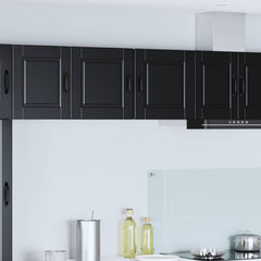 vidaXL Wall Cabinet PORTO Black 40 x 31 x 40 cm Engineered Wood 1