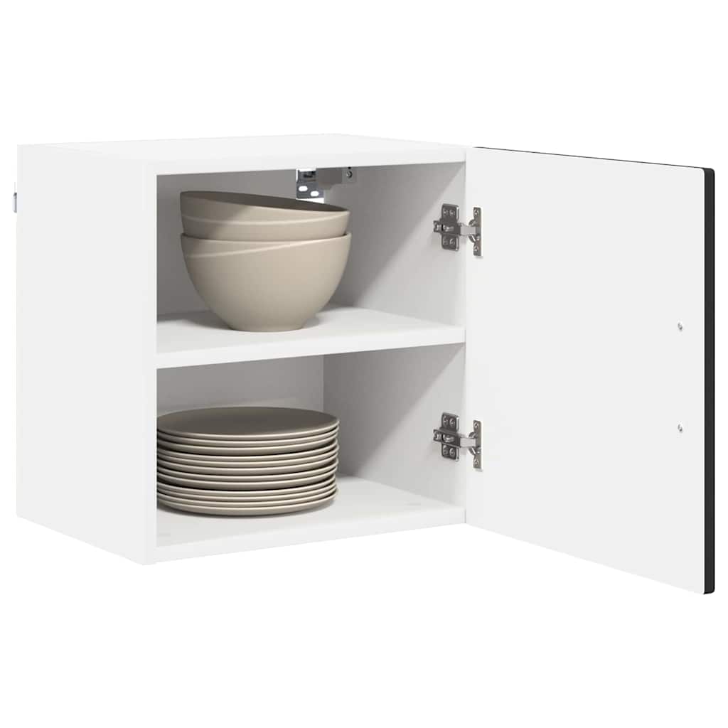 vidaXL Wall Cabinet PORTO Black 40 x 31 x 40 cm Engineered Wood 3